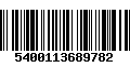 Código de Barras 5400113689782