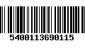 Código de Barras 5400113690115