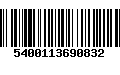 Código de Barras 5400113690832