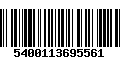 Código de Barras 5400113695561