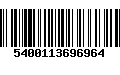 Código de Barras 5400113696964