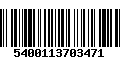 Código de Barras 5400113703471