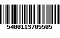 Código de Barras 5400113705505