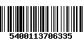 Código de Barras 5400113706335