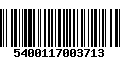 Código de Barras 5400117003713