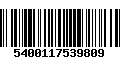 Código de Barras 5400117539809