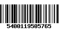 Código de Barras 5400119505765