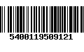 Código de Barras 5400119509121