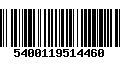 Código de Barras 5400119514460