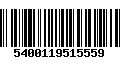 Código de Barras 5400119515559