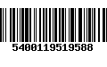 Código de Barras 5400119519588