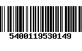 Código de Barras 5400119530149