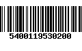 Código de Barras 5400119530200