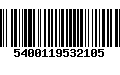 Código de Barras 5400119532105