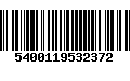 Código de Barras 5400119532372