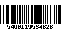 Código de Barras 5400119534628