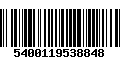 Código de Barras 5400119538848