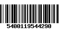 Código de Barras 5400119544290