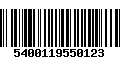 Código de Barras 5400119550123