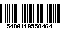 Código de Barras 5400119558464