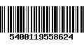 Código de Barras 5400119558624