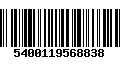 Código de Barras 5400119568838