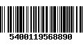 Código de Barras 5400119568890