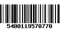 Código de Barras 5400119570770