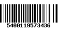 Código de Barras 5400119573436