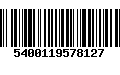 Código de Barras 5400119578127