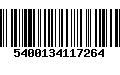 Código de Barras 5400134117264