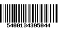 Código de Barras 5400134395044