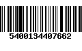 Código de Barras 5400134407662