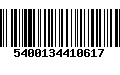 Código de Barras 5400134410617