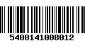 Código de Barras 5400141008012