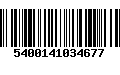 Código de Barras 5400141034677