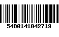 Código de Barras 5400141042719