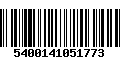 Código de Barras 5400141051773