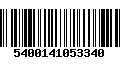 Código de Barras 5400141053340