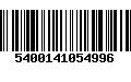 Código de Barras 5400141054996