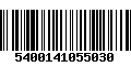 Código de Barras 5400141055030