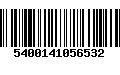 Código de Barras 5400141056532