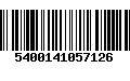 Código de Barras 5400141057126