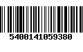 Código de Barras 5400141059380