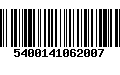 Código de Barras 5400141062007