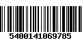 Código de Barras 5400141069785