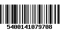 Código de Barras 5400141079708