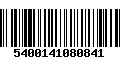 Código de Barras 5400141080841