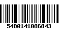 Código de Barras 5400141086843