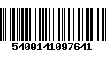 Código de Barras 5400141097641